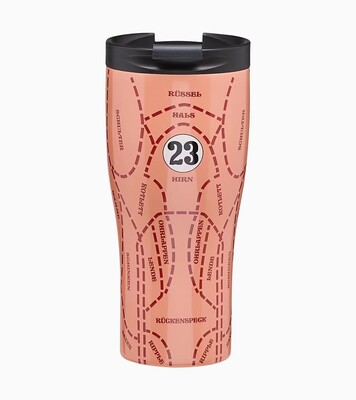 Porsche Edelstahl Thermobecher "917 Pink Pig", Rosa