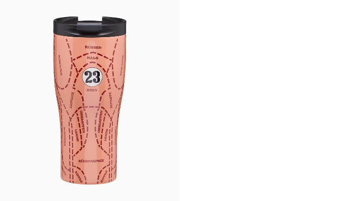 Porsche Edelstahl Thermobecher "917 Pink Pig", Rosa