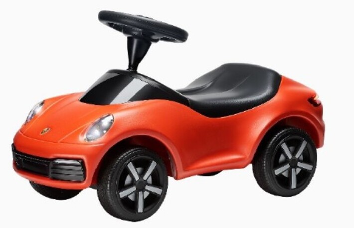 Baby Porsche 911 Rutschauto, orange