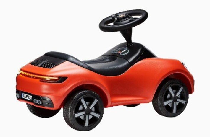 Baby Porsche 911 Rutschauto, orange