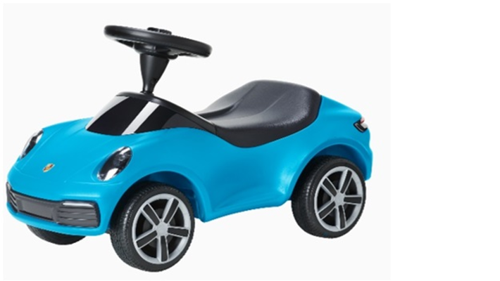 Porsche Baby Rutschauto Miamiblau