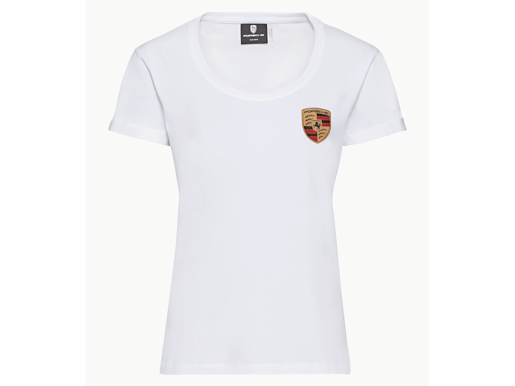 Porsche Damen T-Shirt, Gr.S, weiss