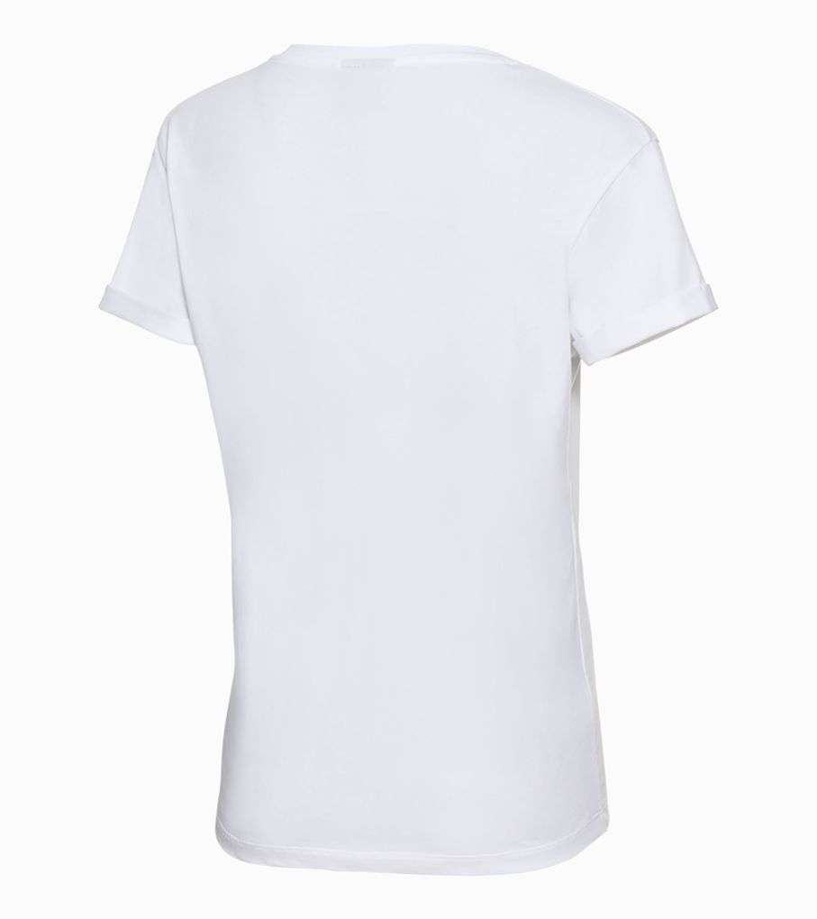 Porsche Damen T-Shirt, Gr.M, weiss