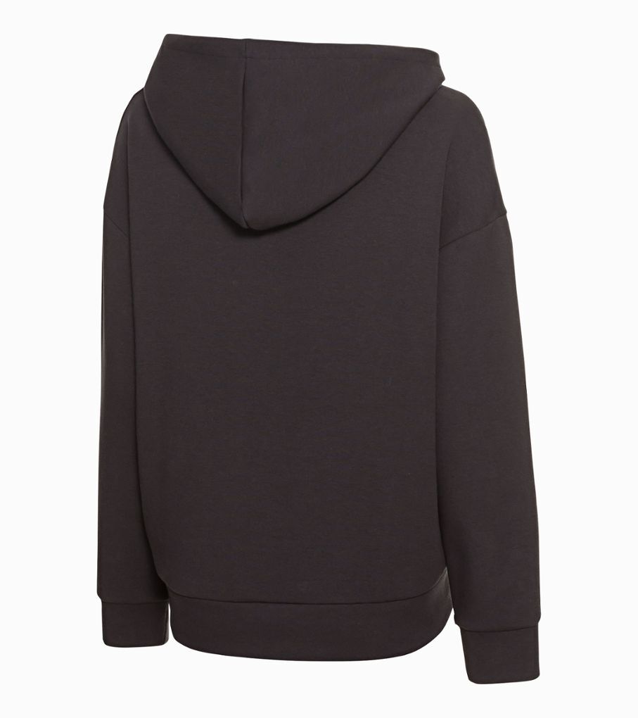 Porsche Damen Hoody, Gr.L, schwarz/gold