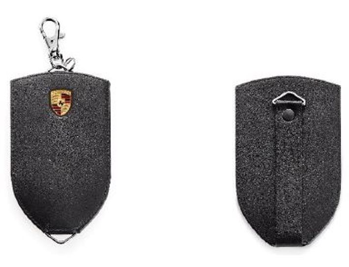 Porsche Lederschlüsseltäschchen, schwarz