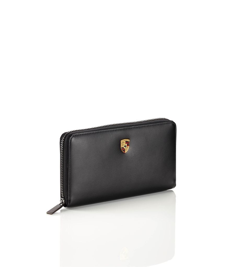Porsche Damen Ledergeldbörse, Schwarz