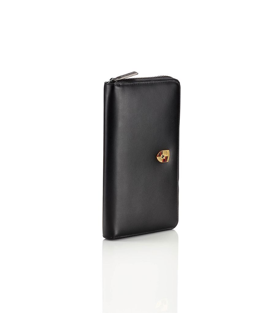 Porsche Damen Ledergeldbörse, Schwarz