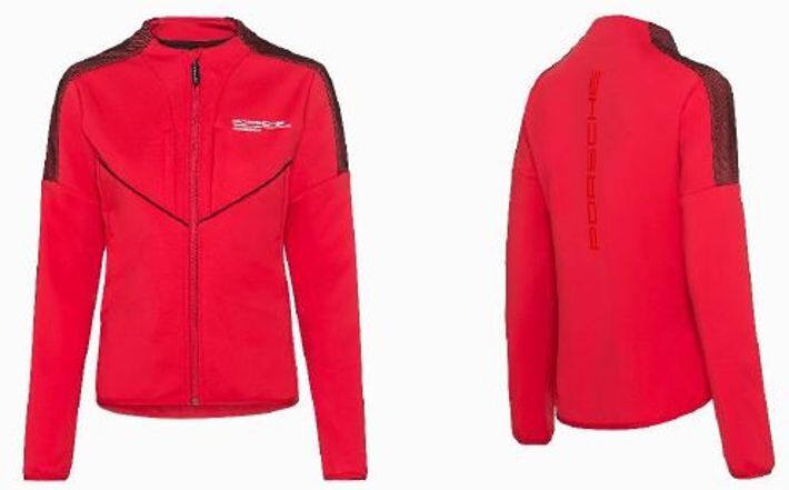 Porsche Damen Softshelljacke, Gr.XS, Rot
