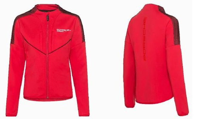 Porsche Damen Softshelljacke, Gr.XS, Rot