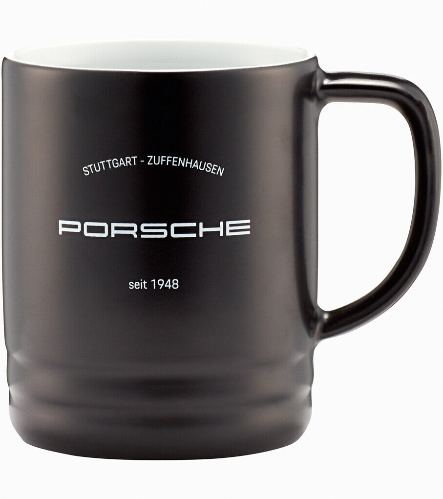 Porsche Standard Porzellantasse in Schwarz