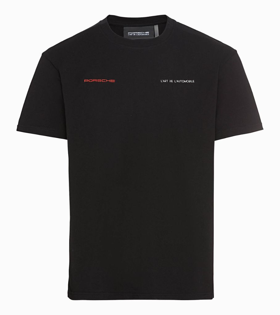 Porsche Unisex T-Shirt 968 L'Art, Gr. XS, schwarz