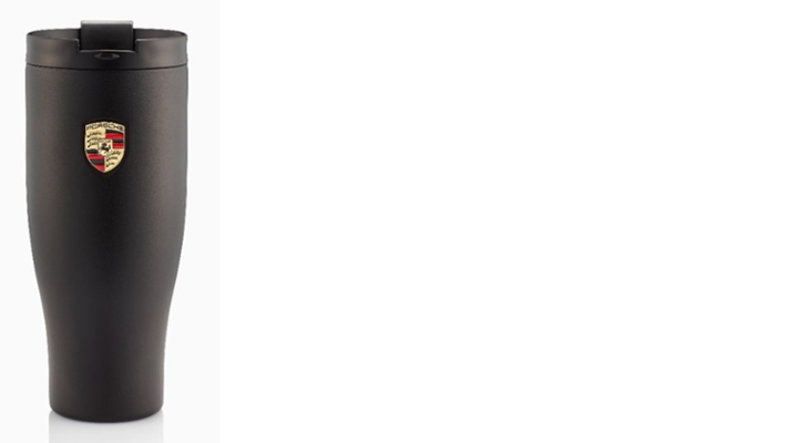 Porsche Thermobecher XL, schwarz
