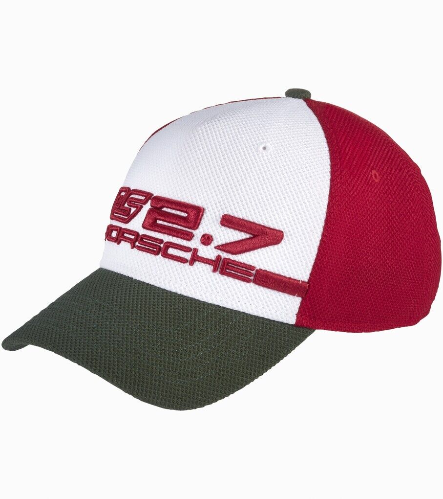 Porsche RS 2.7 Cap olive-weiss-rot
