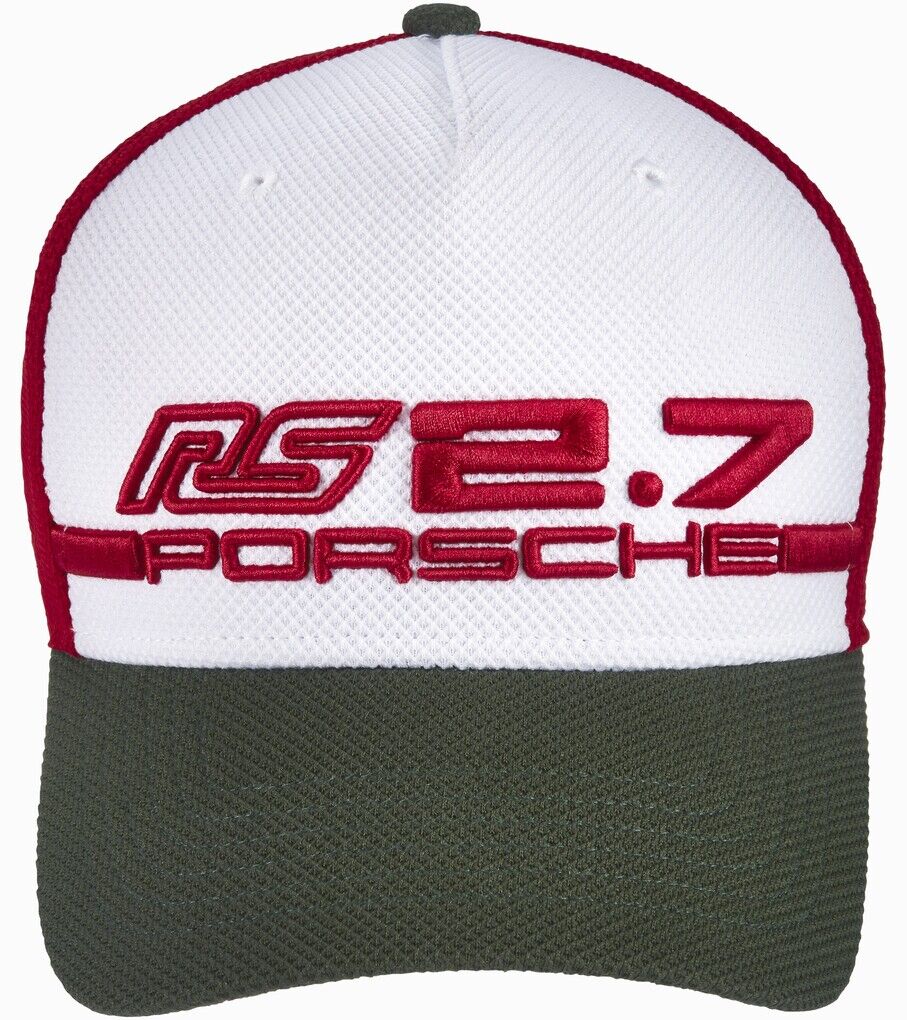 Porsche RS 2.7 Cap olive-weiss-rot