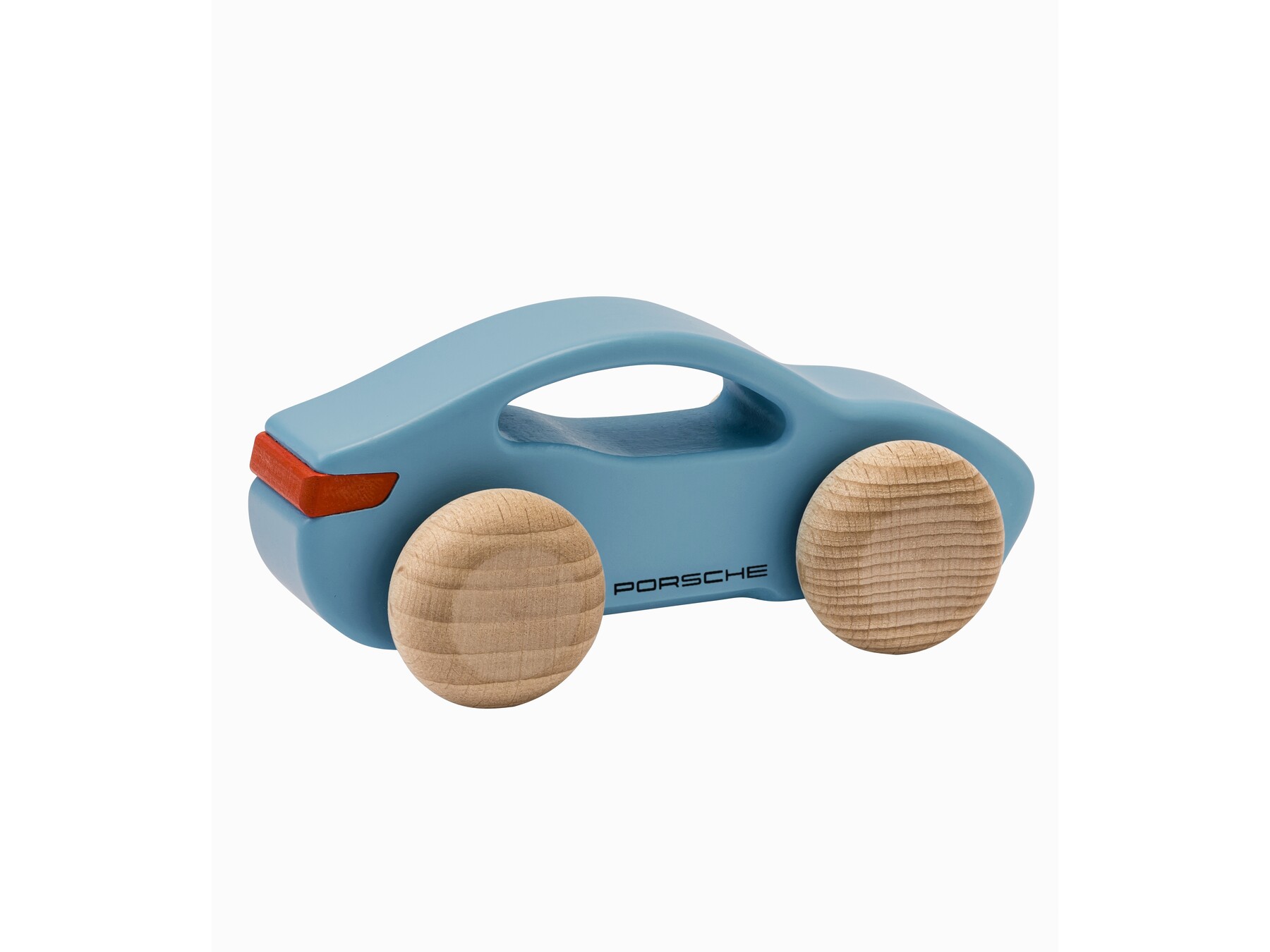 Porsche Kinder Holzauto Taycan in Frozen blue