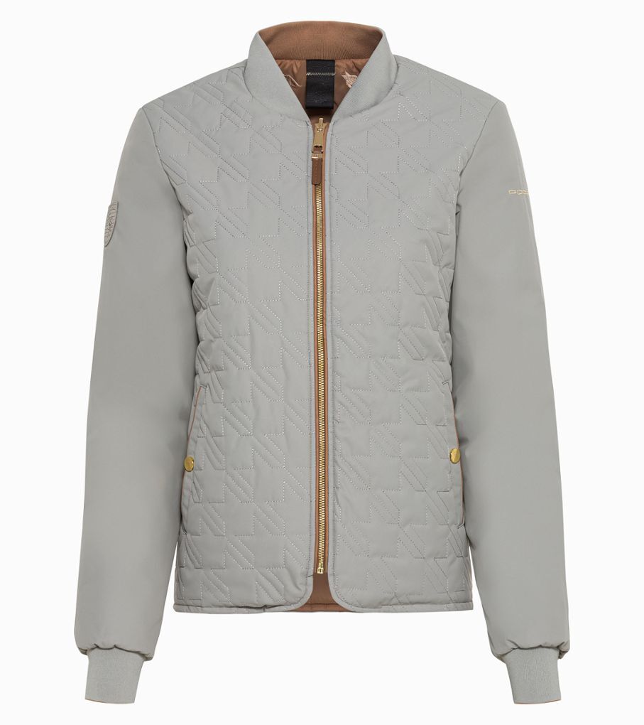 Porsche Damen Heritage Wendejacke, Gr. M in Grau/Braun