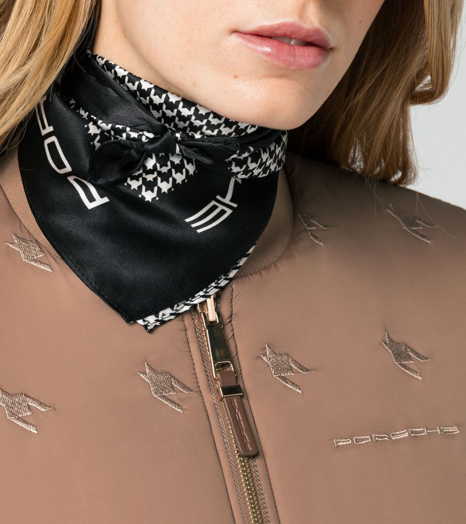 Porsche Damen Heritage Wendejacke, Gr. M in Grau/Braun