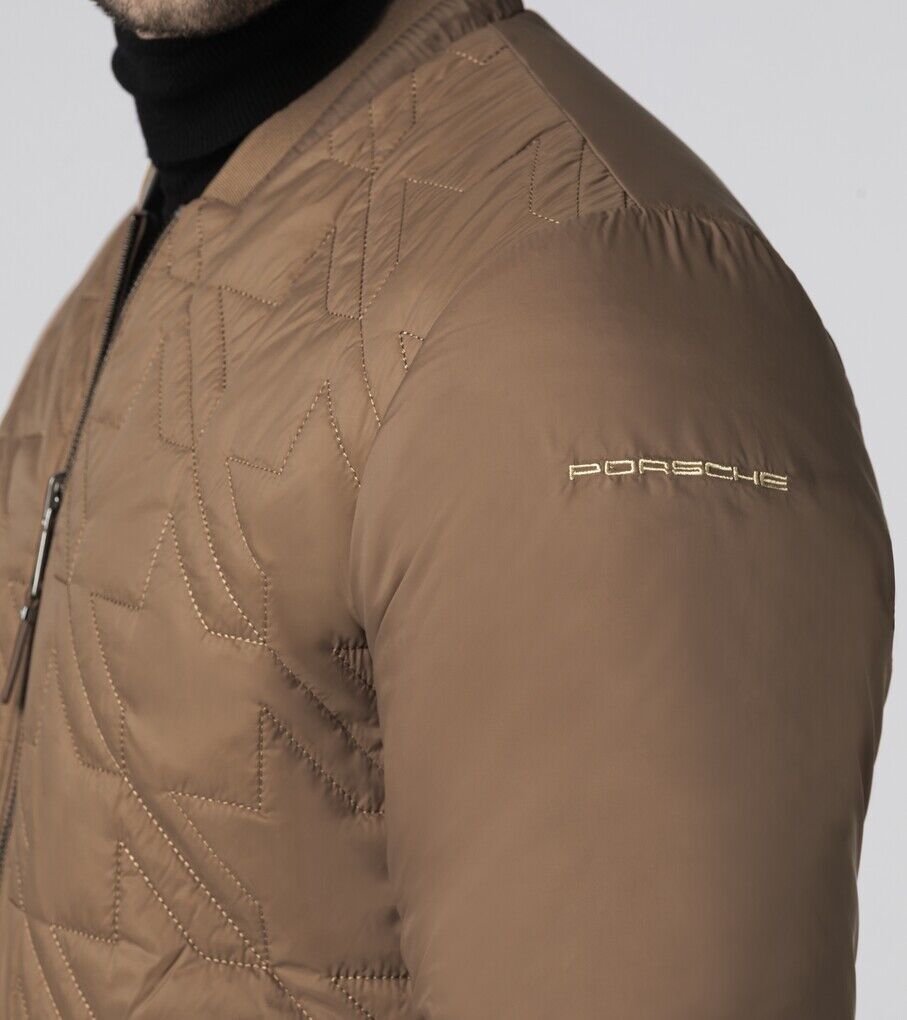 Porsche Herren Heritage Wendejacke, Gr. M in Grau/Braun