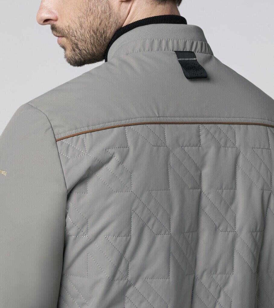Porsche Herren Heritage Wendejacke, Gr. M in Grau/Braun
