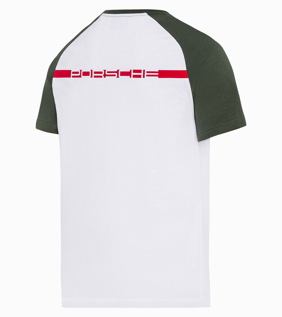 Porsche Herren RS 2.7 T-Shirt, Gr. M, olive-weiss