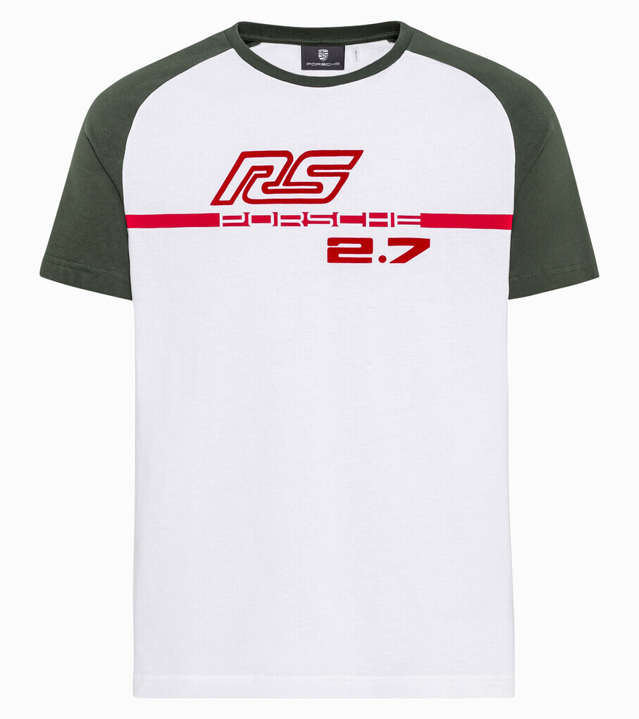 Porsche Herren RS 2.7 T-Shirt, Gr. M, olive-weiss