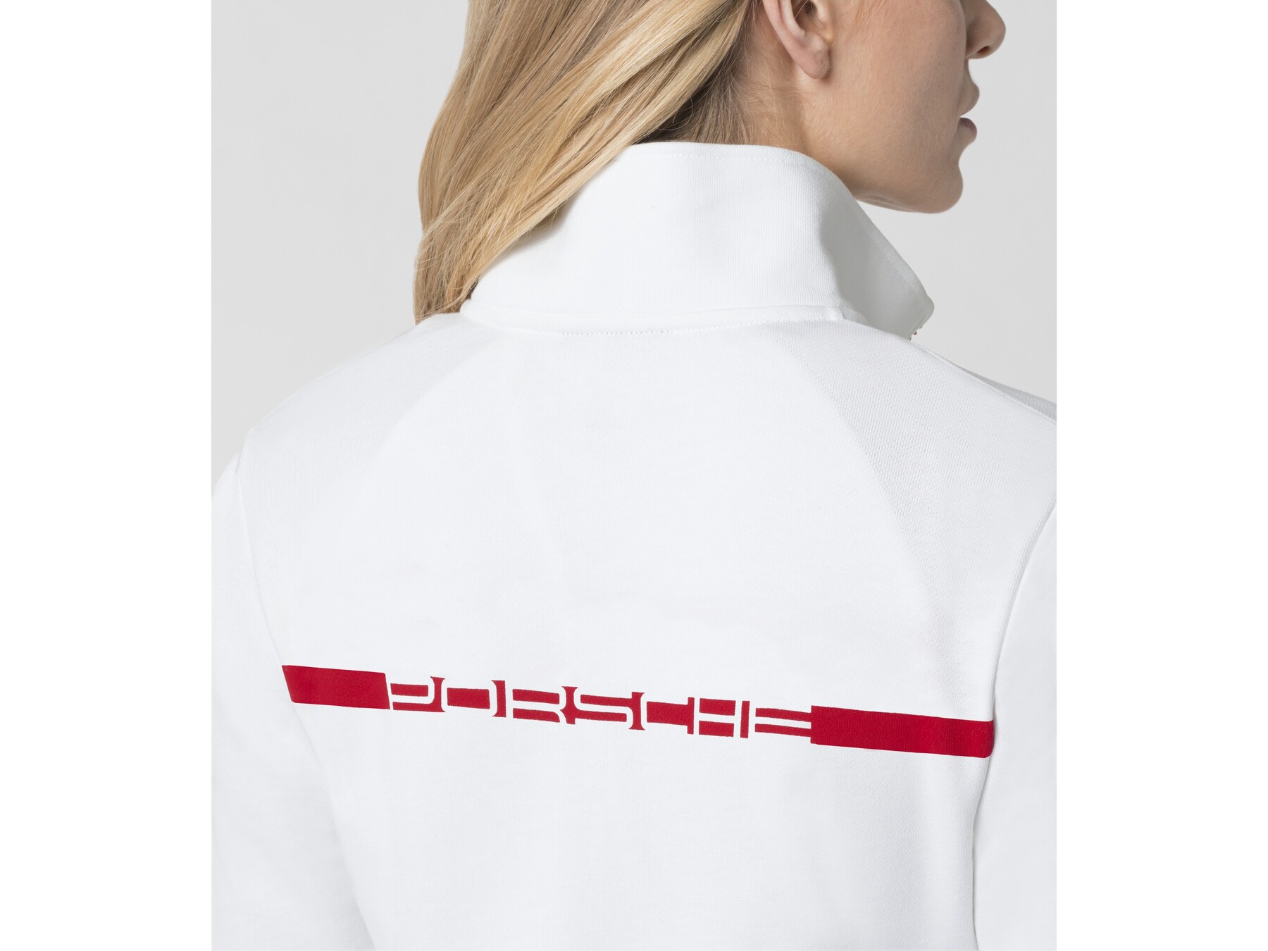 Porsche Damen RS 2.7 Trainingsjacke, Gr. L, weiss-rot