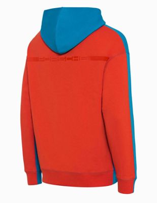 Porsche Herren RS 2.7 Kapuzenpullover, Gr. S, blau-orange