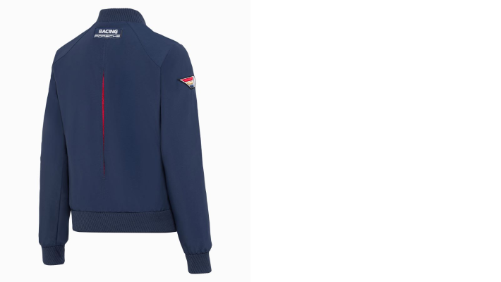 Porsche Damen Racing Jacke, Gr. M, blau-weiss