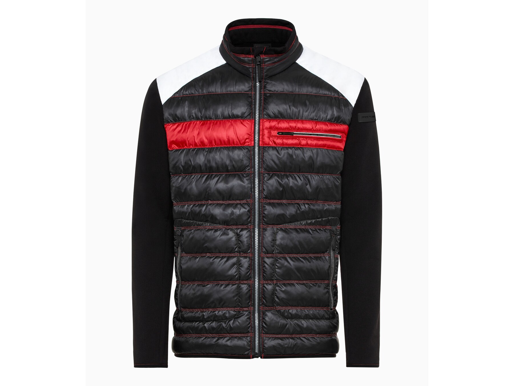 Porsche HEAD Ski Midlayer Gr. L in Schwarz/Rot