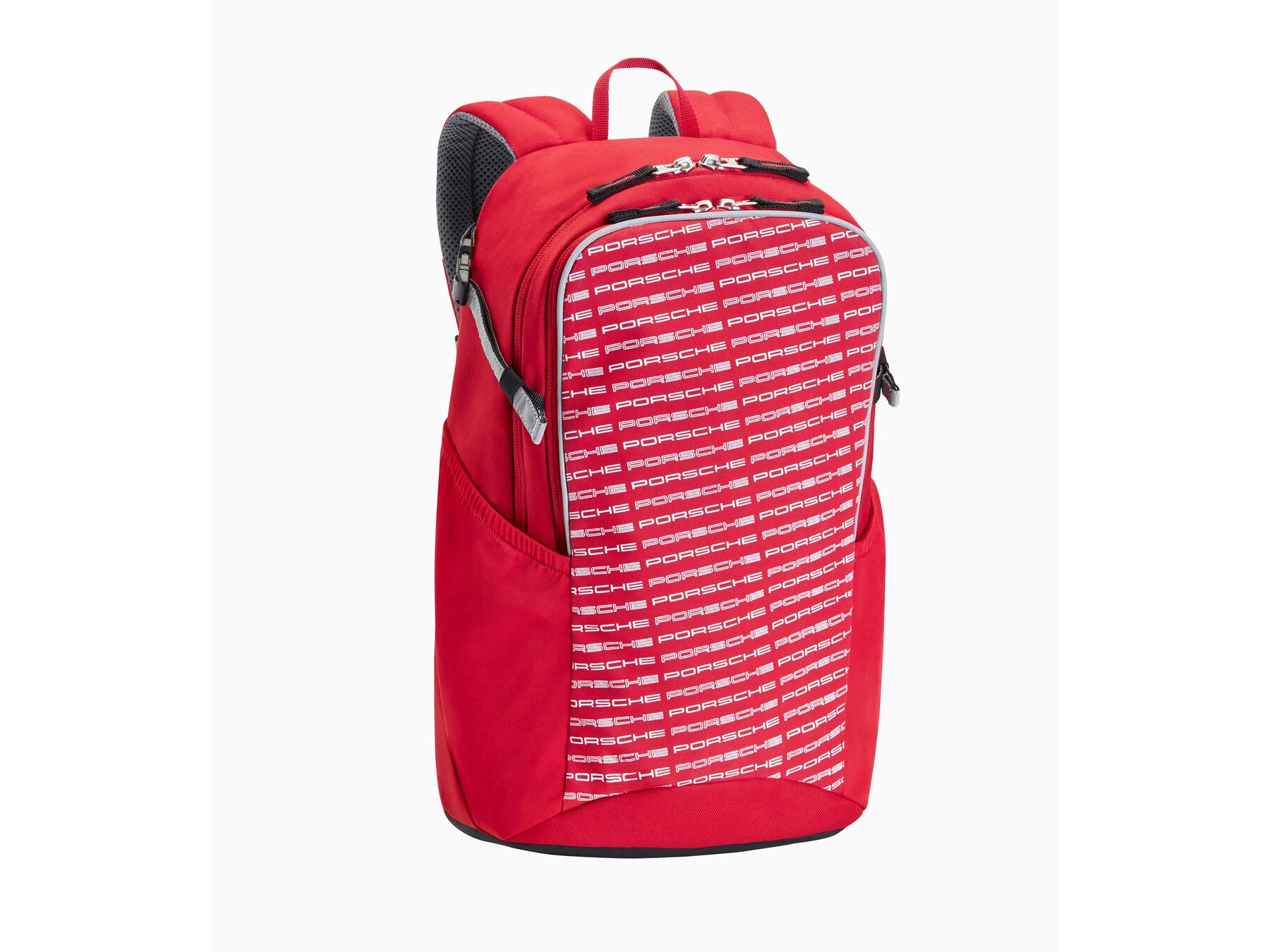 Porsche Schulrucksack in Rot mit Porsche Schriftzug