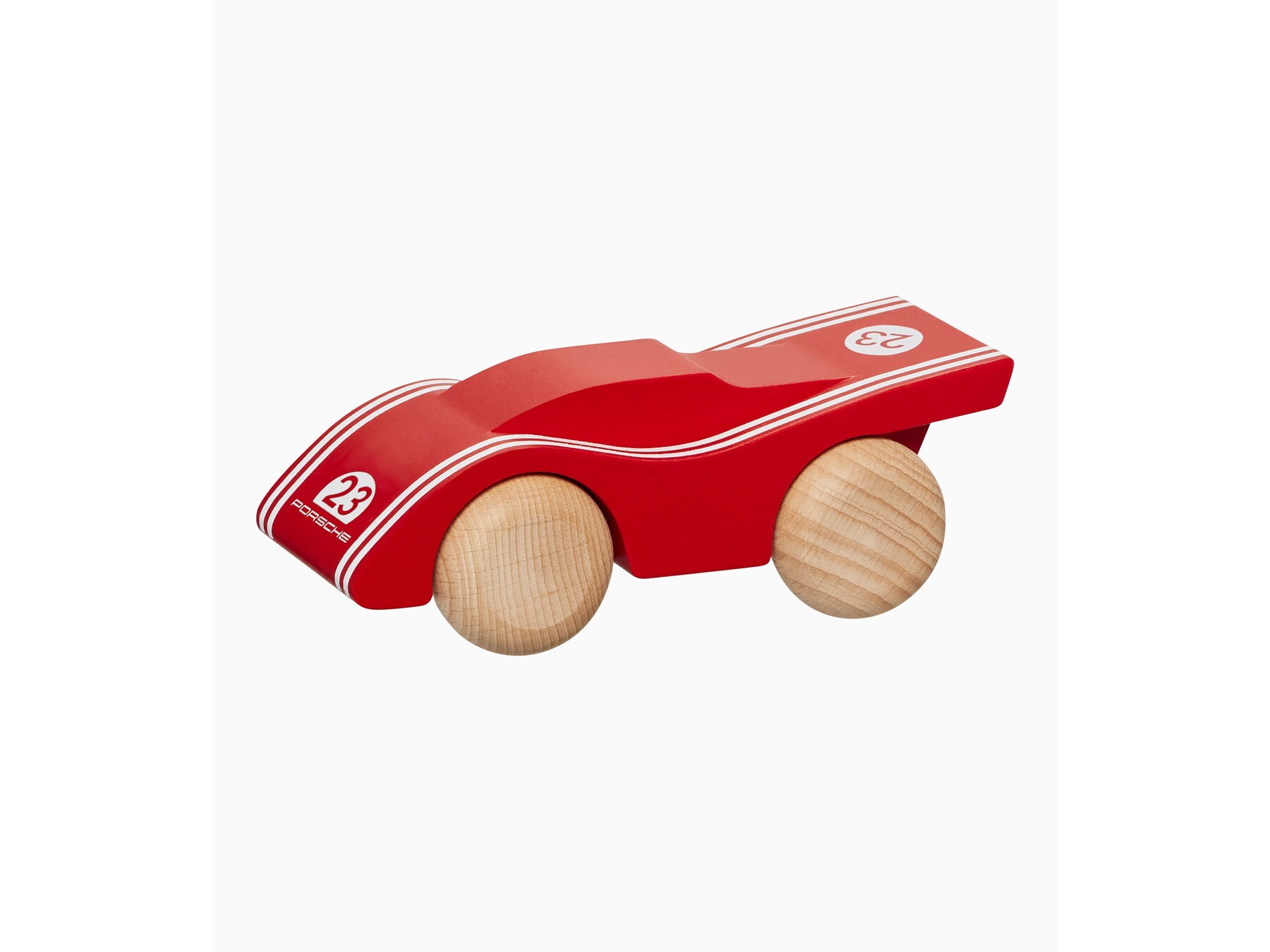 Porsche 917 Spielzeug Holzauto rot/weiss