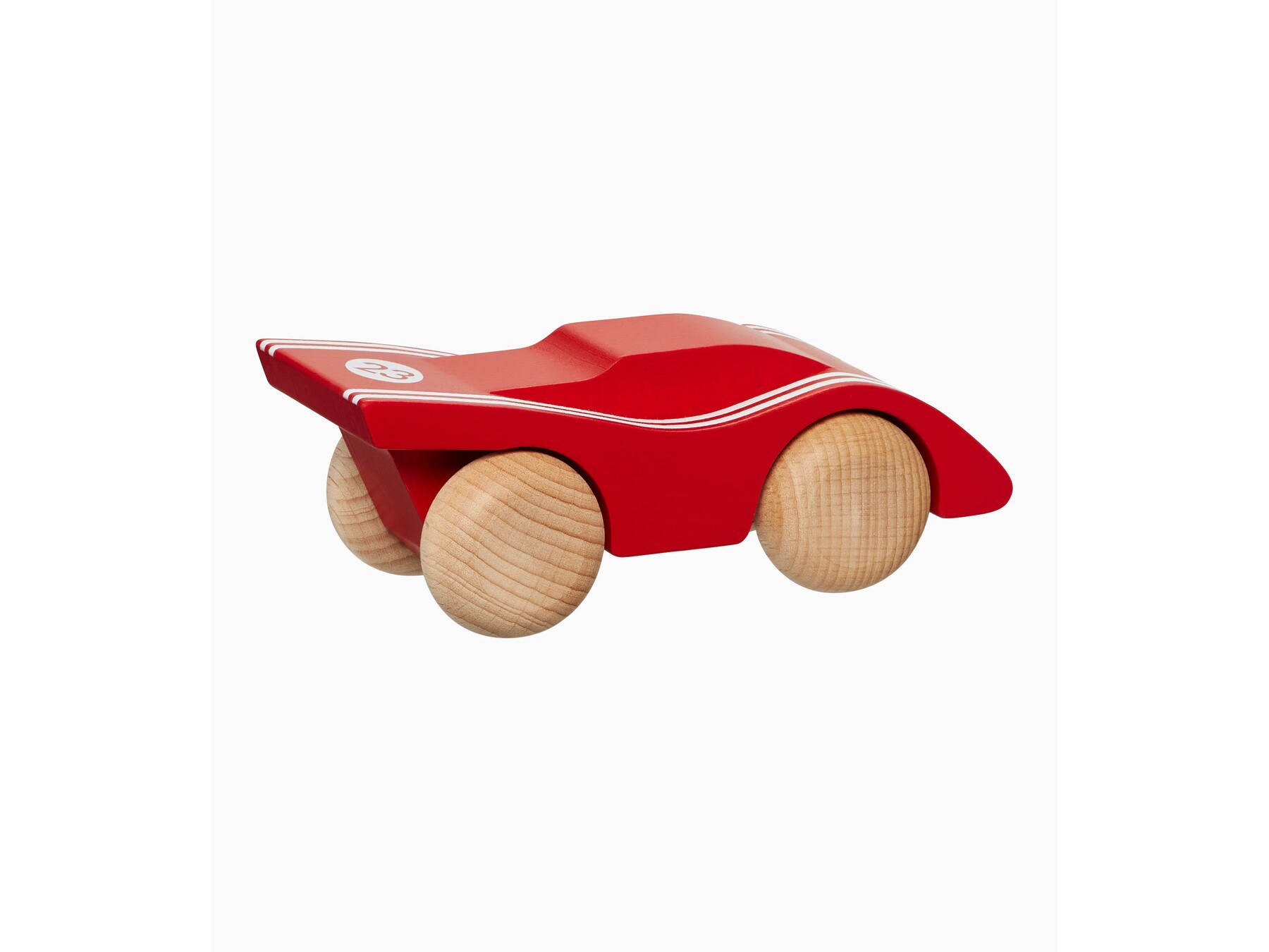 Porsche 917 Spielzeug Holzauto rot/weiss