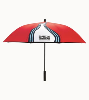 Porsche Martini Racing Regenschirm in Weiss/Rot/Blau