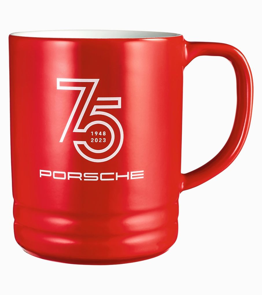 Porsche Tasse 75 Jahre in Rot