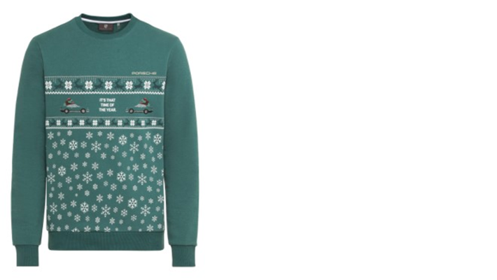 Porsche Weihnachts-Pullover Gr. XXL in Grün