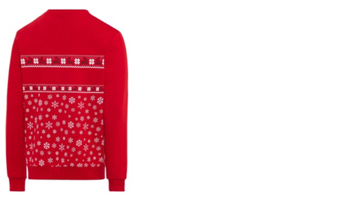 Porsche Weihnachts-Pullover Gr. XL in Rot