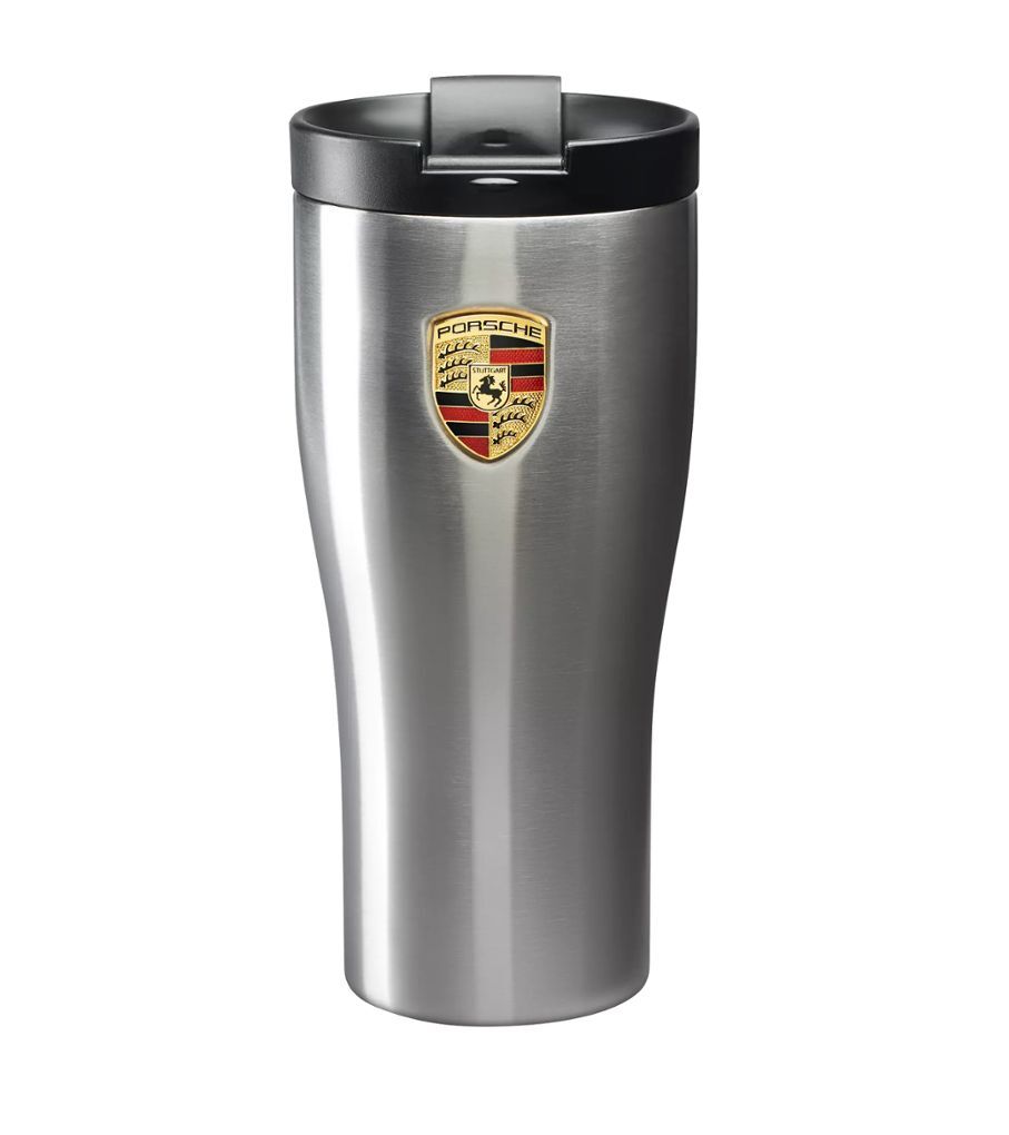 Porsche Thermo Trinkbecher in Edelstahl, Essential Kollektion