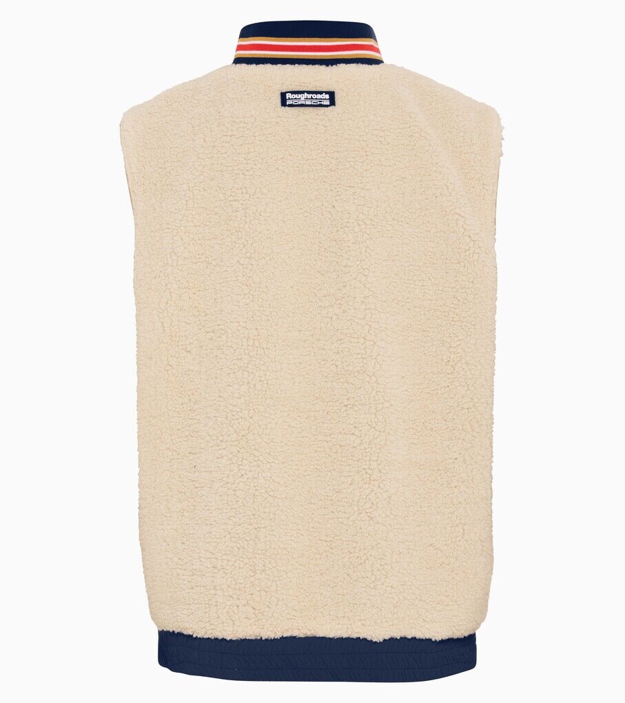 Porsche 911 Dakar Herren Gilet Gr. XXL, in Camel/Blau