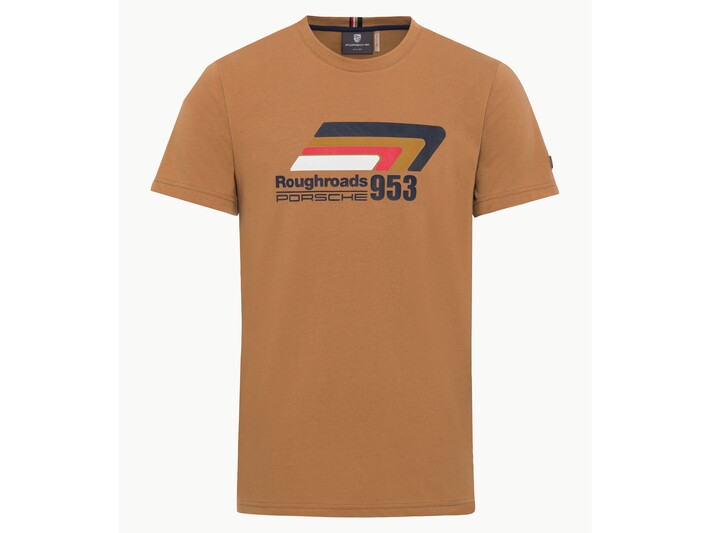 Porsche 911 Dakar T-Shirt Unisex Gr. XS in Camel