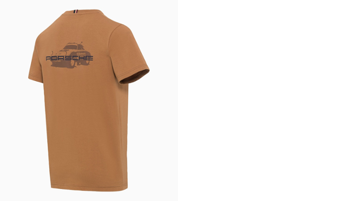 Porsche 911 Dakar T-Shirt Unisex Gr. M in Camel