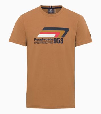 Porsche 911 Dakar T-Shirt Unisex Gr. L in Camel