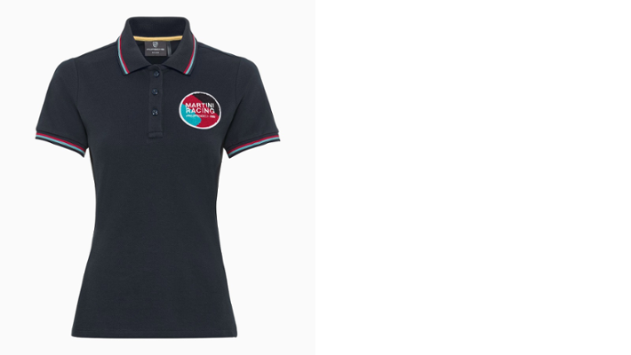 Porsche Martini Racing Damen Polo-Shirt Gr. M, in Dunkelblau