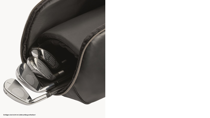 Porsche Golf Travelbag Schwarz/Gra