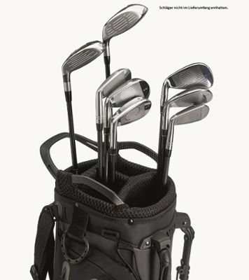 Porsche Golf Standbag in Schwarz/Grau