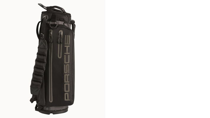 Porsche Golf Standbag in Schwarz/Grau