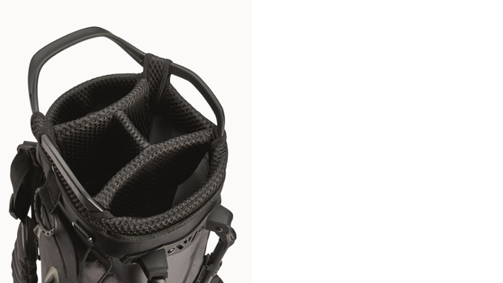 Porsche Golf Standbag in Schwarz/Grau