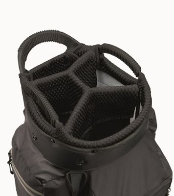 Porsche Golf Cartbag in Schwarz/Grau