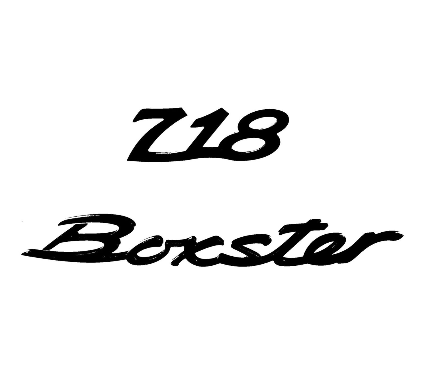 Porsche Magnet Set "718 & Boxster"