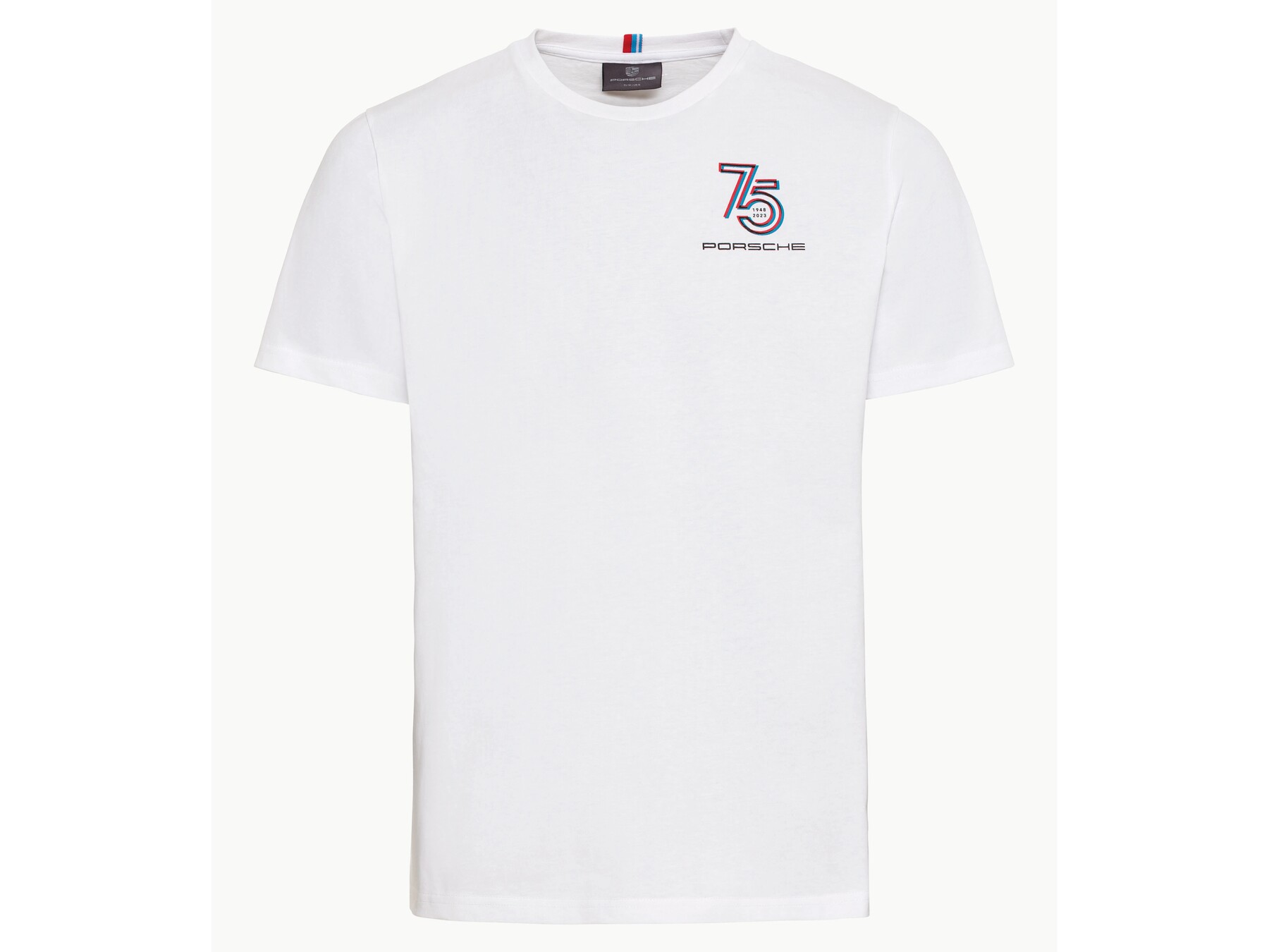 Porsche Herren T-Shirt 75 Jahre Gr. XS, in Weiss