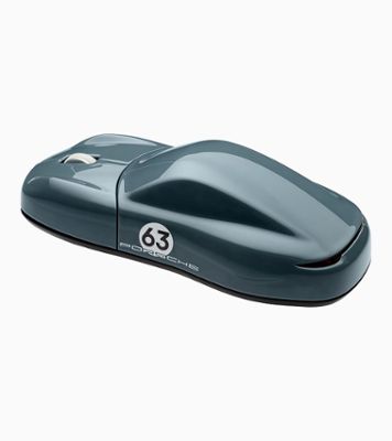 Porsche Computermaus in Blau-Metallic